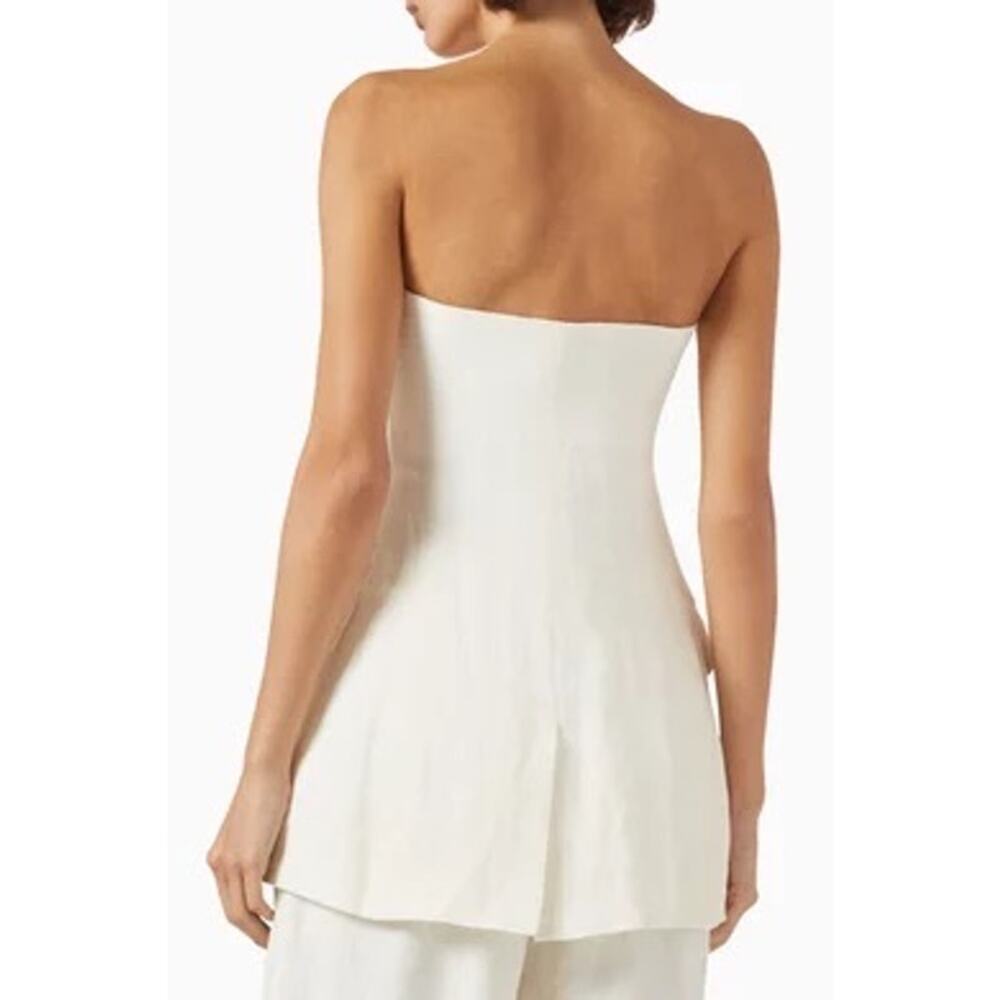 St.Agni Women's Tailored Strapless Top - Picture 3 of 12